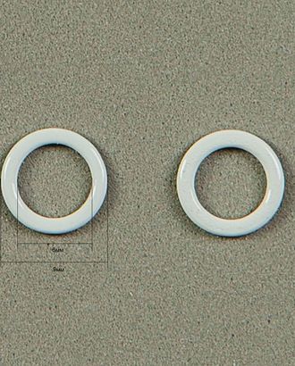 Кольцо металлическое 6мм гальванизированная сталь с нейлоновым покрытием, 100шт арт. ПРС-4465-1-ПРС00-00000016