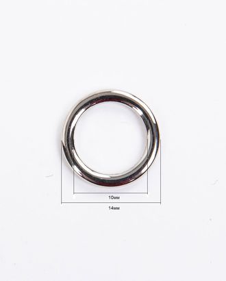 Кольцо металлическое 10мм металл ZAMAK (цинко-алюминиевый сплав), 100шт арт. ПРС-4516-1-ПРС0001383