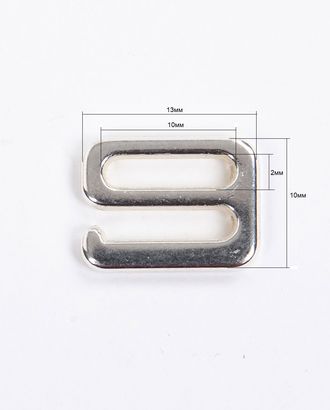 Крючок металл 10мм металл ZAMAK (цинко-алюминиевый сплав), 100шт арт. ПРС-4523-1-ПРС0001390