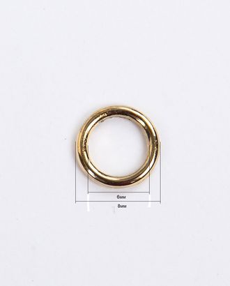 Кольцо металлическое 6мм металл ZAMAK (цинко-алюминиевый сплав), 100шт арт. ПРС-4532-1-ПРС0001402