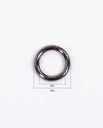Кольцо металлическое 6мм металл ZAMAK (цинко-алюминиевый сплав), 100шт арт. ПРС-4540-1-ПРС0001425