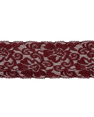 Кружево стрейч ш.6,5см 27м (бордовый) арт. КС-473-1-40018.001 Кружево стрейч ш.6,5см 27м (бордовый) арт. КС-473-1-40018.001
