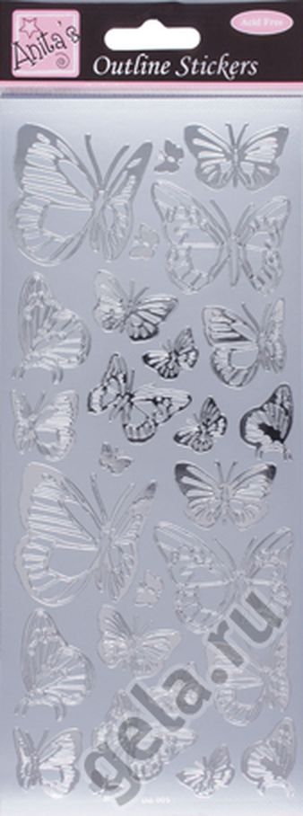 Набор объемных наклеек "Бабочки" арт. ГЕЛ-33023-1-ГЕЛ0053094 1