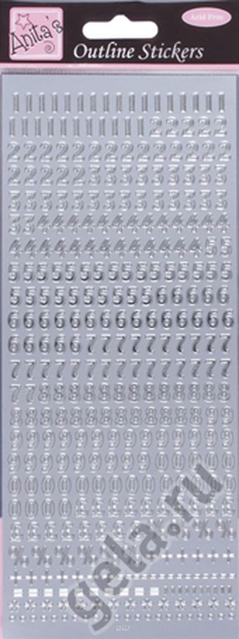 Набор объемных наклеек "Маленькие цифры" арт. ГЕЛ-33020-1-ГЕЛ0053082 1