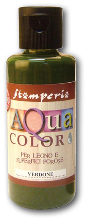 Краска на водной основе Aquacolor, зелёный арт. ГЕЛ-19024-1-ГЕЛ0084062 1