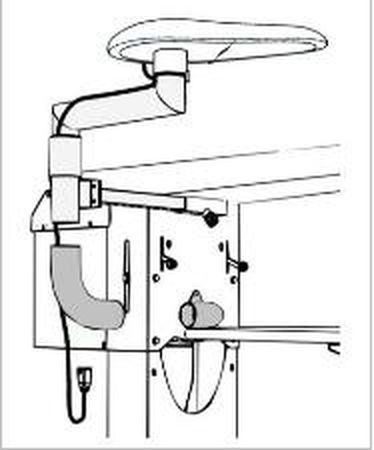 Поворотный рычаг Comel AKN-04E для столов серии BR/A SXD арт. ТМ-482-1-ТМ0652984