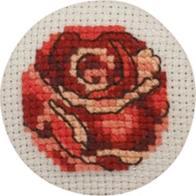 Набор для вышивания пуговицы "Роза" арт. ГЕЛ-17487-1-ГЕЛ0057336 1