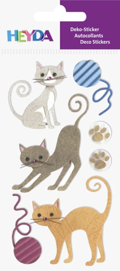 Наклейки "Кошки", набор элементов арт. ГЕЛ-18366-1-ГЕЛ0092076