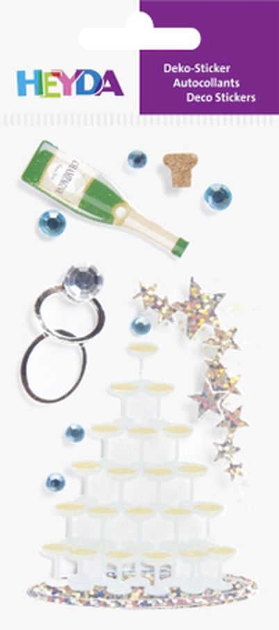 Наклейки "Вечеринка с шампанским", набор элементов арт. ГЕЛ-15439-1-ГЕЛ0092080 1