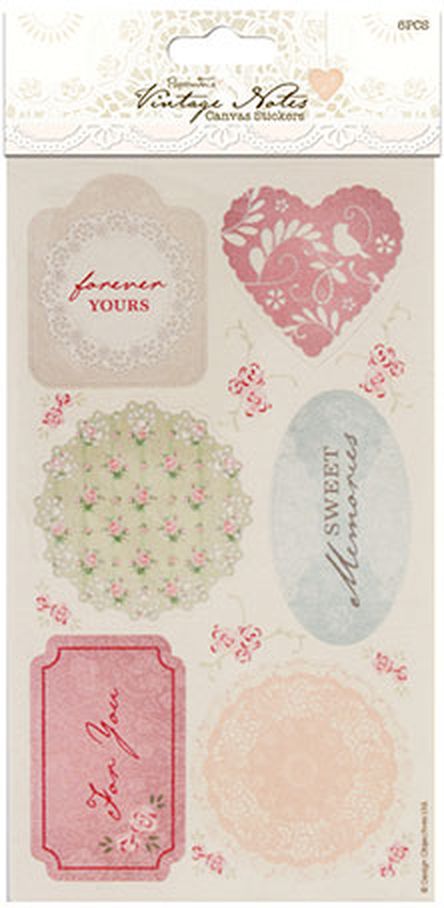 Наклейки тканевые Vintage Notes арт. ГЕЛ-20351-1-ГЕЛ0065495 1