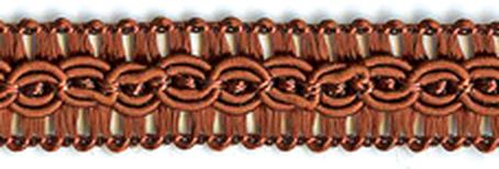 Тесьма PEGA тип интерьерная ш.1,4см (рыже-коричневый) (25м) арт. ГЕЛ-5610-1-ГЕЛ0034901 1
