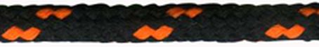 Шнур PEGA полиэстровый неоновый д.0,47см (черный с оранжевым) арт. ГЕЛ-14094-1-ГЕЛ0074573 1