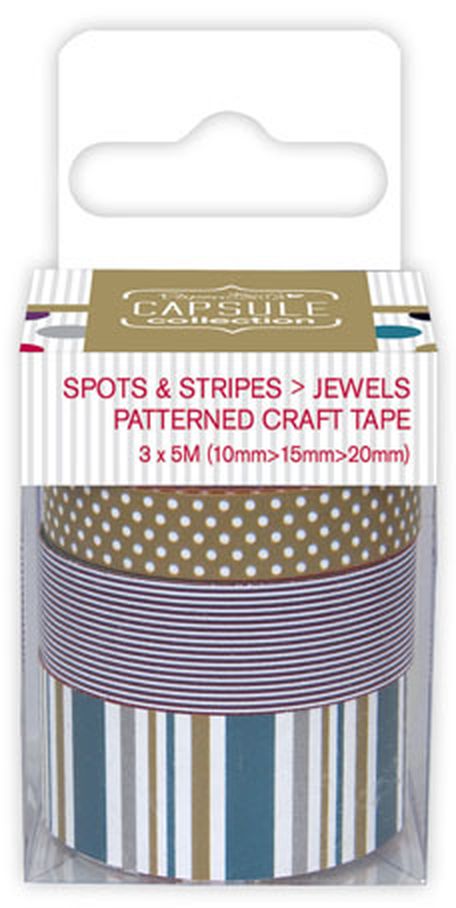 Лента клейкая декоративная Spots & Stripes Jewels арт. ГЕЛ-17475-1-ГЕЛ0074358 1