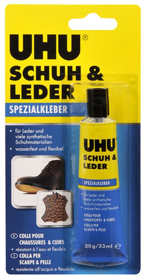 Клей для кожи и обуви UHU Schuh&Leder, 30 г арт. ГЕЛ-6425-1-ГЕЛ0089711 1