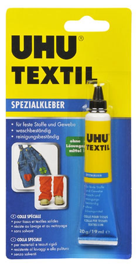 Клей для ткани UHU Textil, 20 г арт. ГЕЛ-22755-1-ГЕЛ0089719 1
