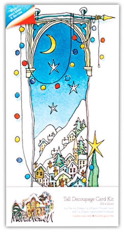 Набор для создания открытки "Заснеженное Рождество" арт. ГЕЛ-26477-1-ГЕЛ0061865