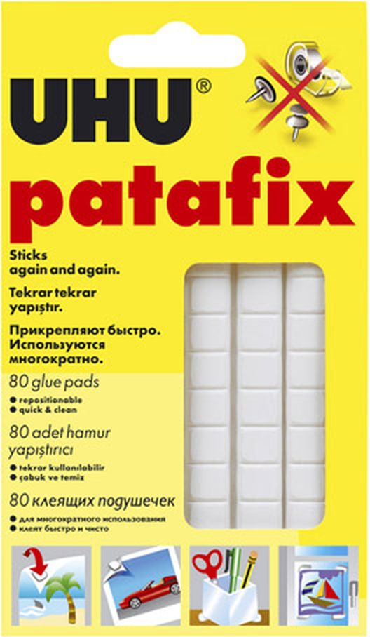 Клеевые подушечки PATAFIX белые, 80 шт арт. ГЕЛ-2104-1-ГЕЛ0089742 1