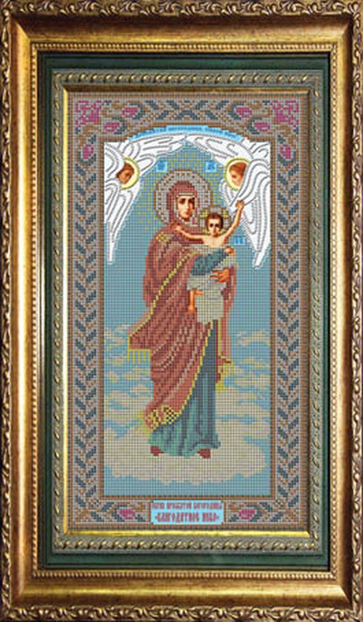 Набор для вышивания бисером Икона Божией Матери "Благодатное небо" арт. ГЕЛ-14828-1-ГЕЛ0082189 1