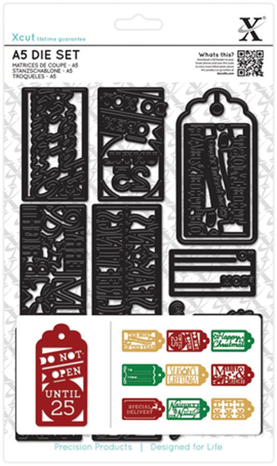 Набор ножей для вырубки "Рождественские подарочные бирки" арт. ГЕЛ-17911-1-ГЕЛ0092563 1