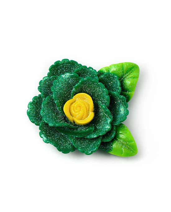 Цветы пришивные р.3x4,5 см зеленого цвета - 11896.017 - оптом купить во  Владивостоке по недорогой цене в интернет-магазине Стартекс