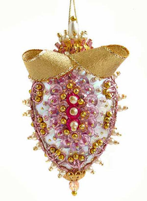 Набор для творчества - елочная игрушка "Розовая орхидея" арт. ГЕЛ-22504-1-ГЕЛ0085557
