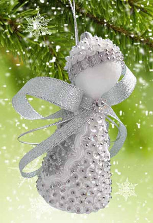 Набор для творчества - елочная игрушка "Зимний ангел" арт. ГЕЛ-3152-1-ГЕЛ0085579 1