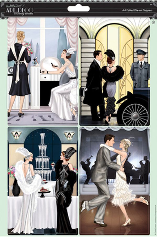 Набор бумаги с высечкой "Потрясающее время" Art Deco арт. ГЕЛ-9135-1-ГЕЛ0075693 1