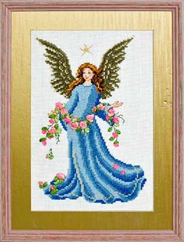 Набор для вышивания "PANNA" F-0437 ( Ф-0437 ) "Ангел с розами" арт. ГММ-101889-1-ГММ001818938372 1