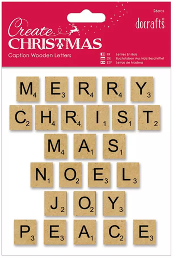 Набор декоративных элементов "Заглавные буквы в Рождественских фразах" арт. ГЕЛ-15363-1-ГЕЛ0082752 - рис. 1