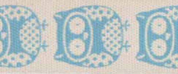 Лента хлопковая на картонной мини-катушке "Совы" арт. ГЕЛ-17795-1-ГЕЛ0085536