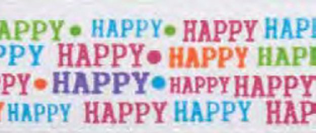 Лента атласная на картонной мини-катушке "Happy Happy" арт. ГЕЛ-1621-1-ГЕЛ0085521 1