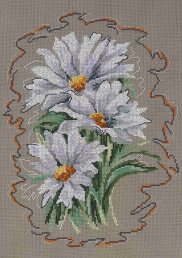 Набор для вышивания "Белые ромашки" арт. ГЕЛ-12599-1-ГЕЛ0010389
