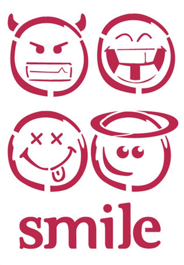 Трафарет "Smile" арт. ГЕЛ-17149-1-ГЕЛ0080850 1