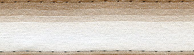Лента органза с рисунком с проволокой по краю SAFISA ш.3,8см (бежевый) арт. ГЕЛ-20246-1-ГЕЛ0007615 1