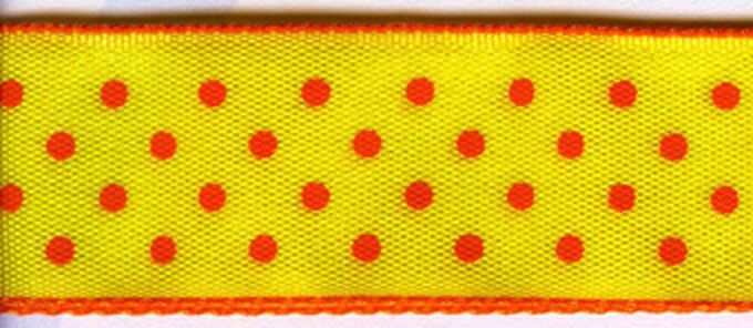 Лента с рисунком SAFISA ш.1,5см, 15м (32 желтый) арт. ГЕЛ-7171-1-ГЕЛ0081506 1