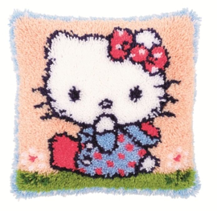 Набор для вышивания подушки "Hello Kitty" арт. ГЕЛ-6844-1-ГЕЛ0098616