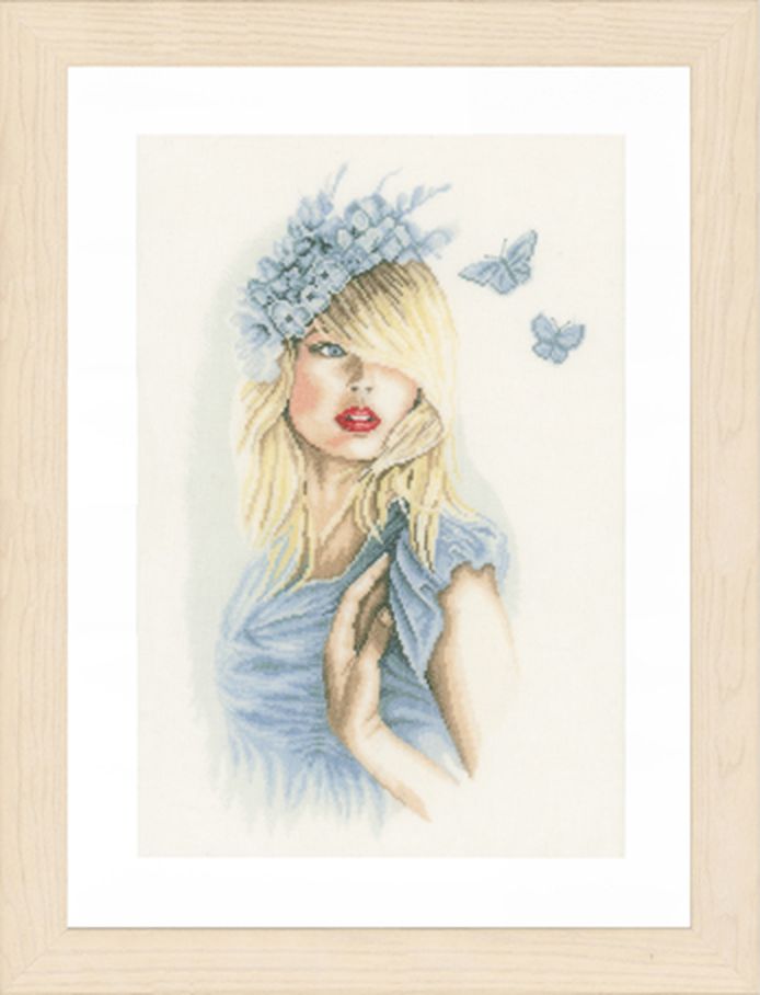 Набор для вышивания "Blue butterflies" арт. ГЕЛ-6274-1-ГЕЛ0088217 1