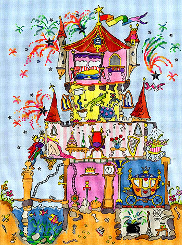 Набор для вышивания "Princess Palace" (Дворец принцессы) арт. ГЕЛ-6287-1-ГЕЛ0115135 1