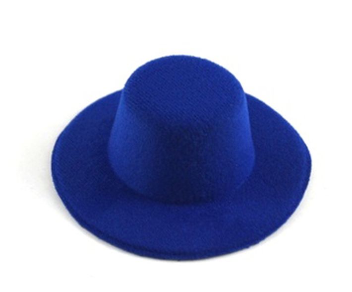 Шляпа круглая, 10 см, цв. синий арт. ГЕЛ-34441-1-ГЕЛ0194918 1