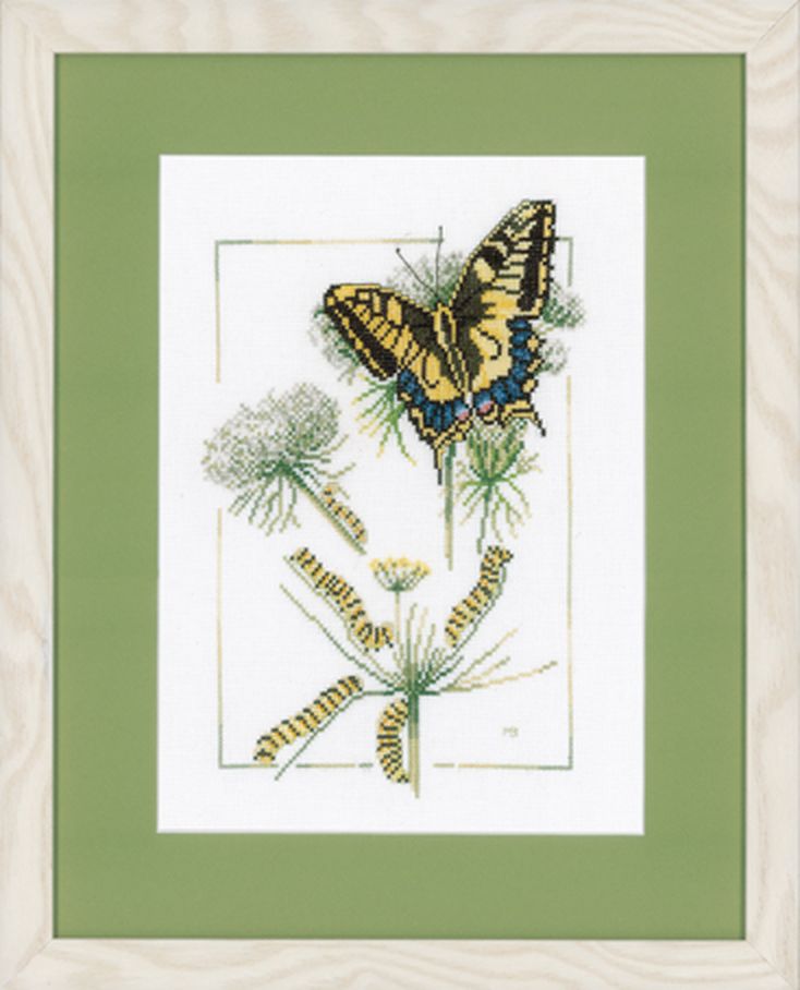 Набор для вышивания "From Caterpillar to Butterfly" арт. ГЕЛ-2734-1-ГЕЛ0074794 1
