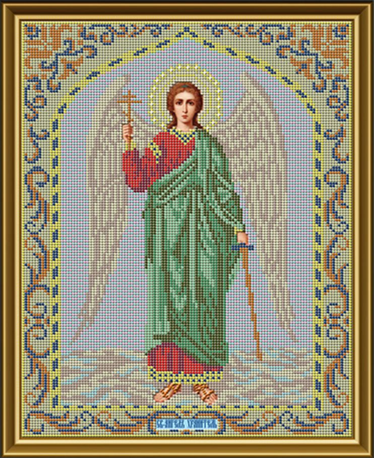 Набор для вышивания бисером Икона «Ангел Хранитель» арт. ГЕЛ-4305-1-ГЕЛ0070707 1