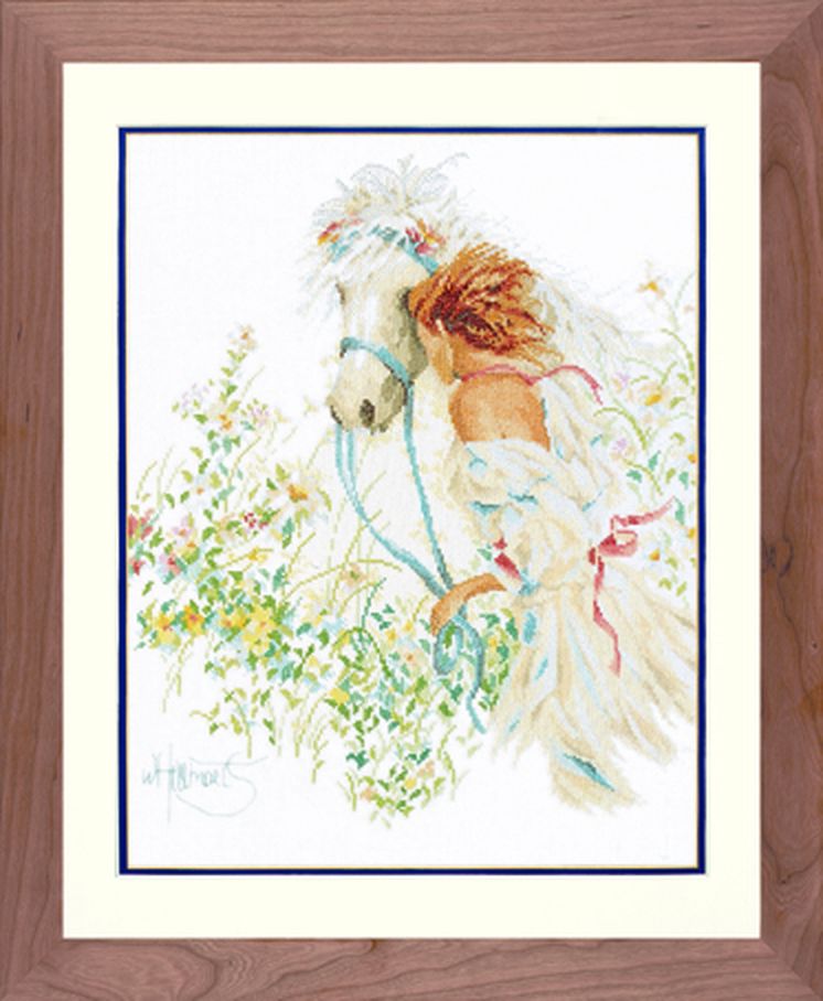 Набор для вышивания "Horse And Flowers" арт. ГЕЛ-231-1-ГЕЛ0074696 1