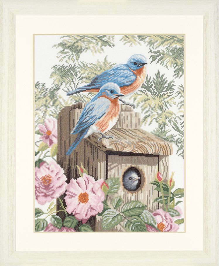 Набор для вышивания "Garden Bluebirds" арт. ГЕЛ-24183-1-ГЕЛ0074772 1