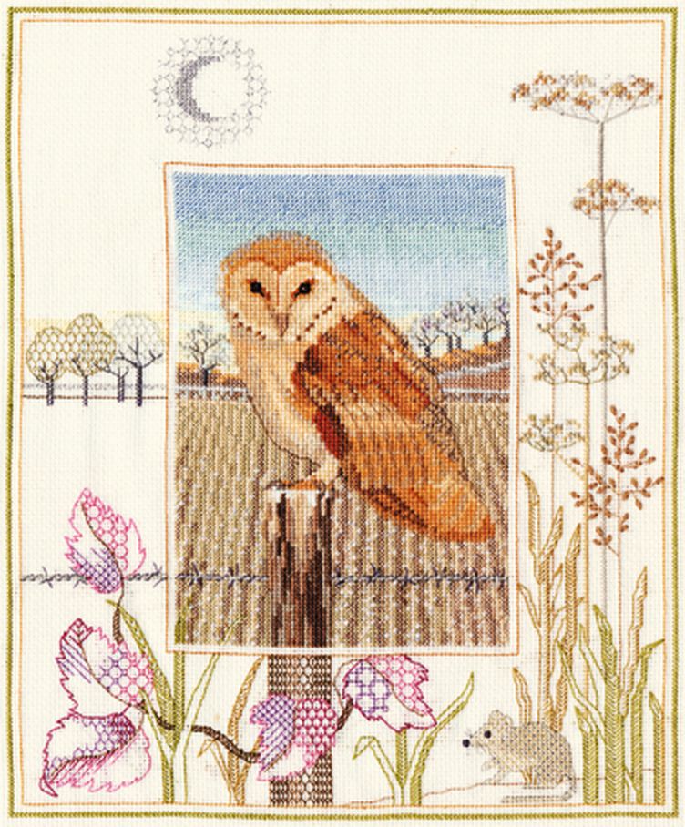 Набор для вышивания "Barn Owl" арт. ГЕЛ-14300-1-ГЕЛ0084534 1