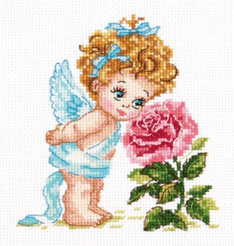 Набор для вышивания "Чудесная Игла" 035-09 "Ангел нашего счастья" арт. ГММ-102126-1-ГММ022438100612 1