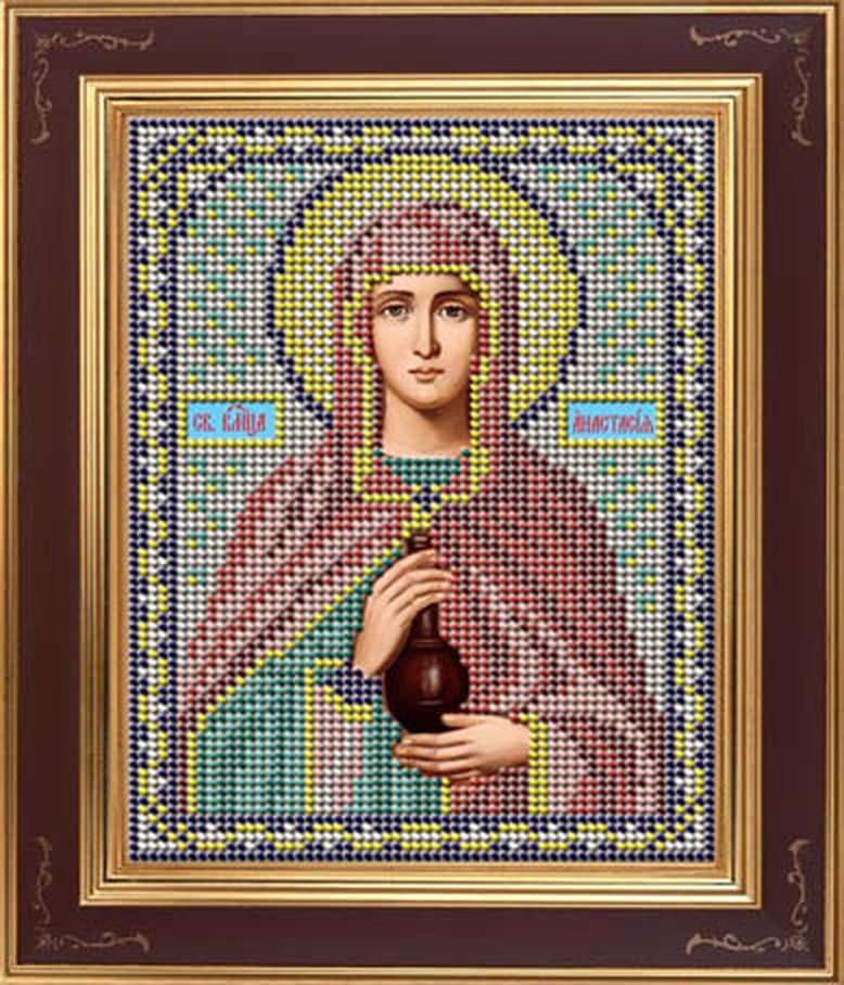 Набор для вышивания бисером Икона "Св. Анастасия" арт. ГЕЛ-5634-1-ГЕЛ0075995 1