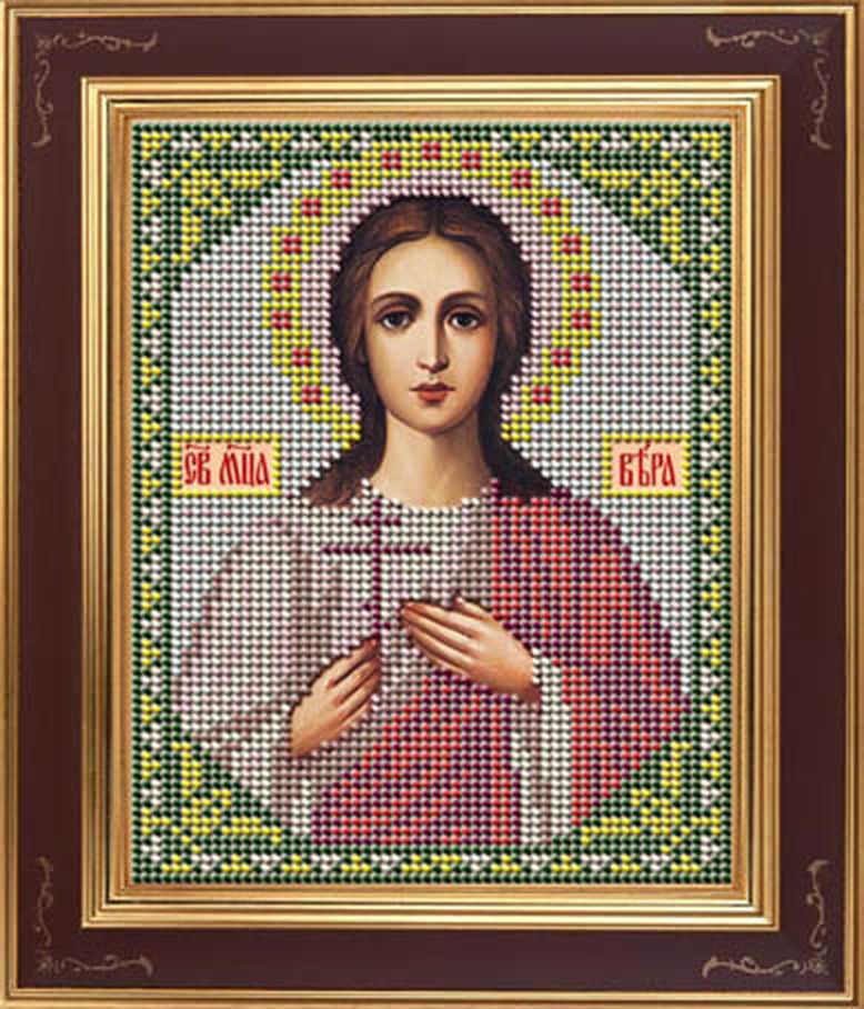 Набор для вышивания бисером Икона "Св. Вера" арт. ГЕЛ-6343-1-ГЕЛ0076000 1