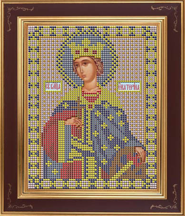 Набор для вышивания бисером Икона "Св. Екатерина" арт. ГЕЛ-4690-1-ГЕЛ0076007 1