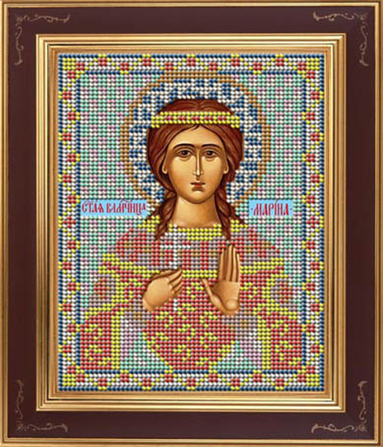 Набор для вышивания бисером Икона "Св. Марина" арт. ГЕЛ-557-1-ГЕЛ0076016 1