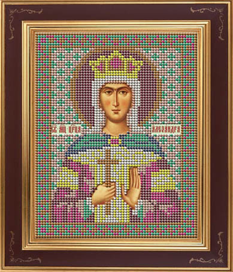 Набор для вышивания бисером Икона "Св. Александра" арт. ГЕЛ-7516-1-ГЕЛ0083400 1